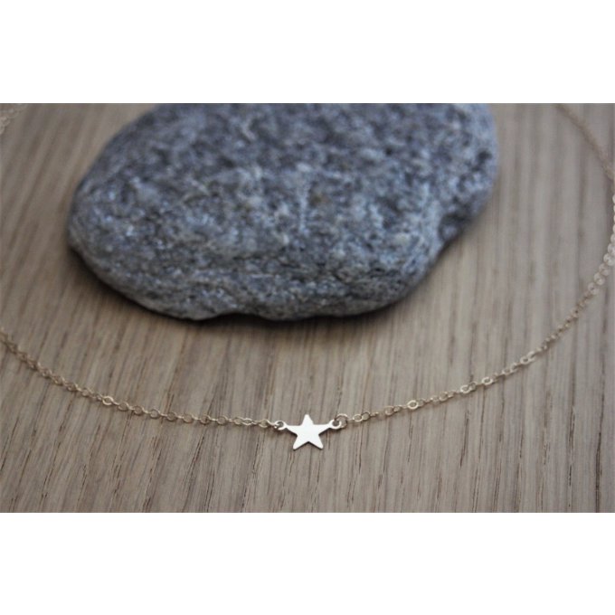 Collier petite étoile en or Gold Filled