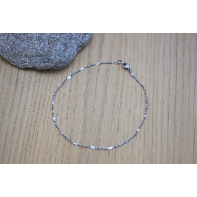 Bracelet de cheville en acier