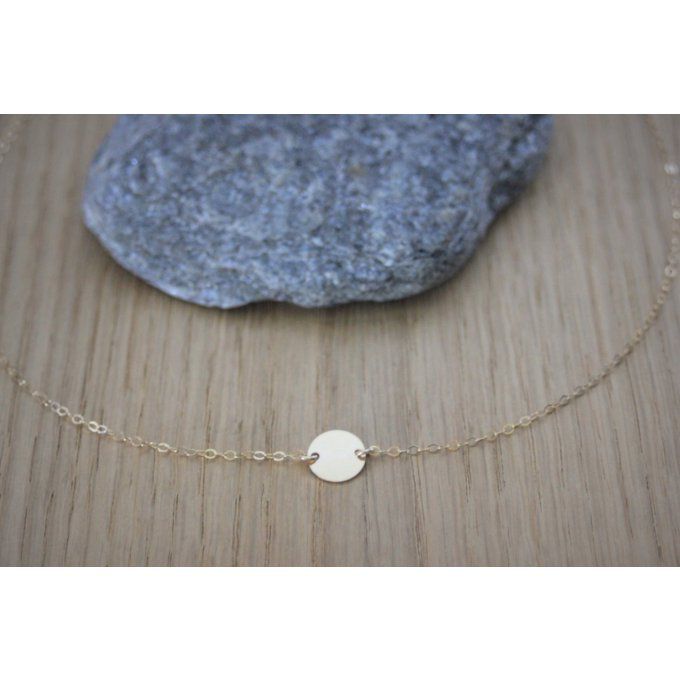 Collier petite médaille en or Gold Filled