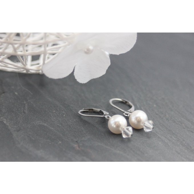 boucles d'oreilles swarovski