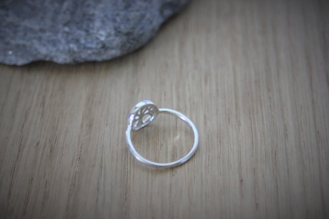 Bague arbre de vie en argent massif 