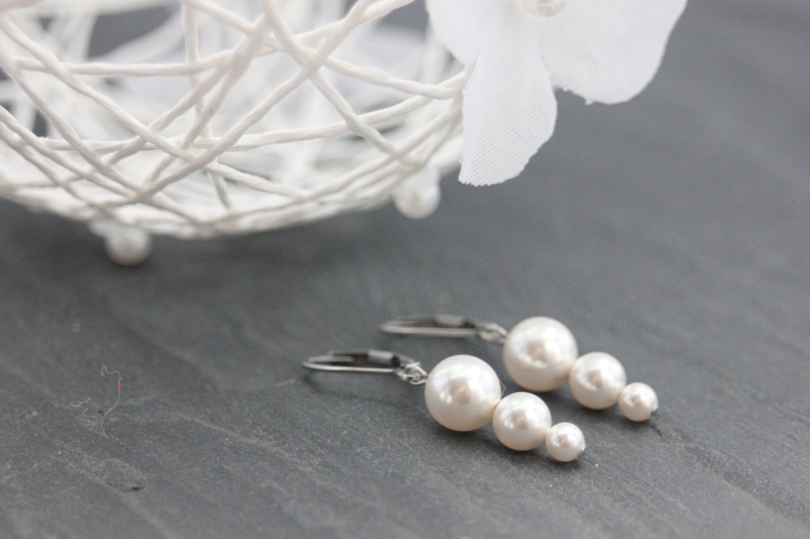 Boucles d'oreilles de Mariée EmmaFashionStyle